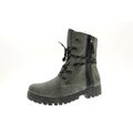 Rieker Boots Stiefelette Winterstiefel Grau Warmfutter Damen Schuhe Gr. 39