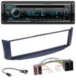 Kenwood MP3 Bluetooth DAB USB CD Autoradio für Smart ForTwo 450 blau ohne Metall