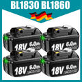 4X Original 18V 6.0Ah 9Ah 12Ah Akku Für Makita BL1850 BL1830 BL1860B Led Anzeige