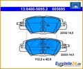 Bremsbelagsatz, Scheibenbremse ATE 13.0460-5695.2 für Mazda