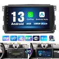 Autoradio Android 13 6+128G DAB+ Carplay Cam Für Mercedes Smart Fortwo 451 05-10