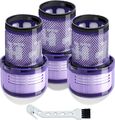 3x Ersatz-Filter Staubsauger Dyson V12 Detect Slim Absolute Ersatzfilter HEPA