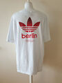 weißes adidas Original T-Shirt Berlin City Trefoil 2 Männer Größe XL