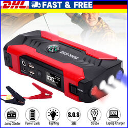 Auto KFZ Starthilfe Jump Starter 28000mAh Batterie Ladegerät Booster Power Bank