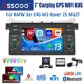 Für BMW E46 3er 318 320 325 7" Autoradio Android 14 GPS WIFI 2+64G Carplay +Kam