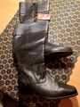 ARA Weitschaftstiefel schwarz Gr. 38,5 Reiterstiefel Weitschaft Leder