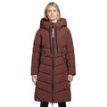 khujo Klayd Jacke Damen-Winterjacke Mantel Wintermantel Steppmantel Braun Rot