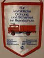 Feuerwehr Potsdam Brandenburg Wimpel Sicherheit Brandschutz Sammlung DDR rar