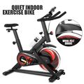 Fitnessbike Heimtrainer bis 150KG Fahrrad Indoor Cycling Ergometer m.LCD-Display