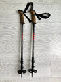LEKI Khumbu Lite Trekking Stöcke Schwarz-Rot-Weiß - Länge 100-135cm, Gebraucht