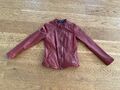 Damen Lederjacke Echtleder Mustang Gr. M / 38 rot 