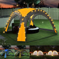 LED - Event Pavillon Partyzelt Garten Pavilon Gartenzelt Solar Camping Pavilion