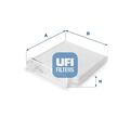 UFI Innenraumfilter Pollenfilter Filter Innenraumluft 53.104.00