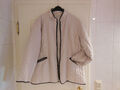 Damen Leichte Jacke Steppjacke Stepp Blazer Steppblazer Beige Gr 44/46