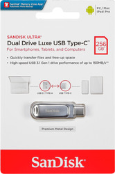 SanDisk Dual Drive Luxe USB Type-C SDDDC4 USB Stick Android Samsung iPAD MACBOOKFachhandel☀️Blitzversand☀️Original☀️mit MwSt