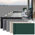 Balkon Sichtschutz Bespannung HDPE Balkonverkleidung Sonnen Windschutz Terrasse