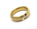 NIESSING SPANNRING GOLD 750 BRILLANT 0,15 CT MATT GR. 56 JG 940100780600012