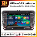 2 Din GPS Android 13 DAB+Autoradio Navi Für VW Passat B6 Golf 5 6 Polo T5 Tiguan