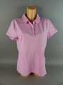 Tommy Hilfiger Damen Poloshirt Gr XXL rosa kurzarm Shirt kurzarm Regular (20470)