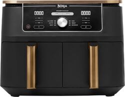 Ninja Foodi MAX Dual Zone Heißluftfritteuse, 9,5L Airfryer, 2 Fächer