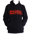 Diesel Herren Sweatshirt mit Kapuze (Hoodie) "S-Ginn-L5" schwarz UVP 125,00€