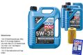 INSPEKTIONSKIT FILTER LIQUI MOLY ÖL 8L 5W-30 für Audi A5 Cabriolet 8F7 S5