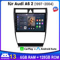 Für Audi A6 4B2 4B5 C5 1997-2005 Carplay Android 13 Autoradio GPS NAVI DAB+ SWC