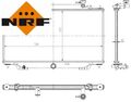 NRF 550024 Kühler für Motorkühlung Motorkühler Autokühler Kühler 