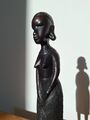 Junges Massai-Mädchen, Afrika, Skulptur, Deko, Kunst, Ebenholz, massiv