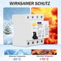 FI-Schalter RCD Typ B Fehlerstromschutzschalter 4P FI-Schutzschalter 30/300mA