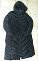 Fuchs Schmitt Daunenmantel 46 Schwarz mit Kapuze TOP Zustand, Long-Jacke, 110 cm