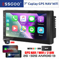 7" 2 DIN DAB+ Carplay Autoradio Android 13 32G GPS NAVIGATION WiFi Bluetooth Kam