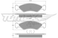 Tomex Brakes Bremsbelagsatz Scheibenbremse für Ford 1983-1989 Vorne Tx10-84