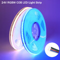 24V COB LED Streifen RGBW RGBWW Band Leiste Stripe Lichterkette Selbstklebe 1-5M