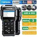 TOPDON AL600 Profi KFZ OBD2 Diagnosegerät Auto Scanner Aktiver Tester SAS ABS DE