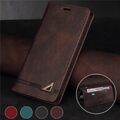 Für Samsung Galaxy S24 Ultra A15 A55 Hülle Handy Leder Magnetic Wallet Case Etui