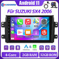 32G Für SUZUKI SX4 Fiat Sedici 9" Android 13 Autoradio CarPlay GPS Navi Wifi RDS