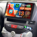 2+64G Carplay Android 13 Autoradio DAB+ Für Toyota Aygo Peugeot 107 GPS WIFI BT