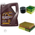 MANN Inspektionspaket 5 L MANNOL Energy Premium 5W-30 für KIA Carens III 2.0