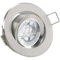 LED Decken Einbaustrahler Set 230V Einbau Spot 7W dimmbar 3-Stufen GU10 BIN-CANT