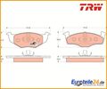 Bremsbelagsatz, Scheibenbremse COTEC TRW GDB1218 für Seat VW