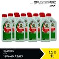 Castrol GTX 15W-40 A3/B3 VW 505 / 501 Mercedes MB 229.1 11x1 Liter = 11 Liter