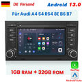 Für Audi A4 8E 8H B6 B7 2000-2009 Carplay 7" Android13.0 Autoradio GPS NAVI DAB+