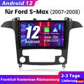 Carplay 2+32G Für S-Max 2007-2008 Android 12 Autoradio GPS Navi WIFI BT DAB+ SWC