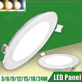 3W-24W LED Panel Einbaustrahler Deckenleuchte Einbauleuchte flach Spot mit Trafo