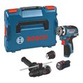 Bosch GSR 12V-35 FC Bohrschrauber 12 V 35 Nm + 1x 3,0 Ah + 2x Aufsatz + L-Boxx 