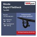 abnehmbar Anhängekupplung Westfalia für Skoda Rapid Fließheck NH3 BJ 07.12-06.15