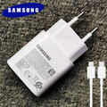 25W Samsung Original Schnellladegerät Ladekabel Adapter Netzteil Typ C S22,S21