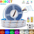 RGB+CCT 24V 840 LED COB Streifen Stripe Leiste Band 0.5m-5m Lichterkette Dimmbar