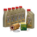 6L CASTROL EDGE 5W30 M LL-04 + MANN Ölfilter für BMW E87 E46 E90 E91 E60 X3 M47